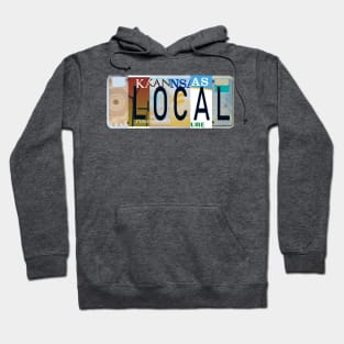 Kansas Local, License Plates Hoodie